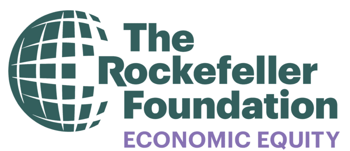 the Rockefeller Foundation Economic Equity logo.