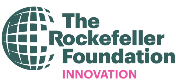 The Rockefeller Foundation Innovation logo.