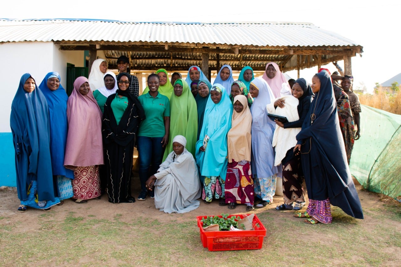 Members of the Farmers’ Service Centre at Shika, Kaduna, Nigeria