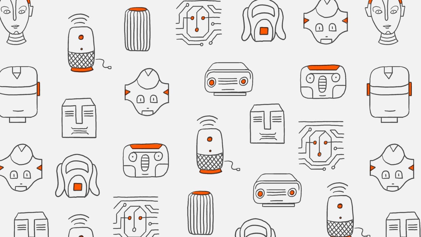 graphic of outlines of artificial intelligence.