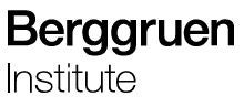 black and white logo that reads "Berggruen Institute"