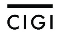 black and white logo of CIGI