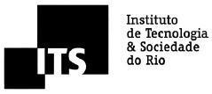 black and white logo of ITS that reads "Instituto de Tecnologia & Sociedade do Rio"