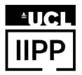 black and white logo of UCL and IIPP