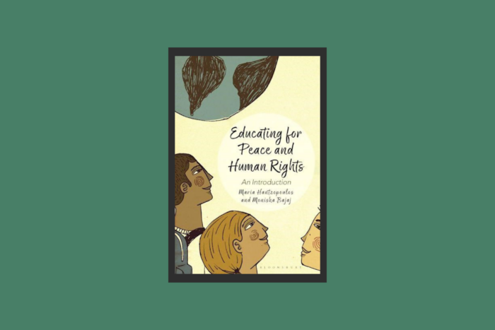 book cover for Educating for Peace and Human Rights.