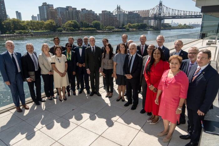 Image is of Inaugural meeting of the Global Energy Alliance for People and Planet’s Global Leadership Council.