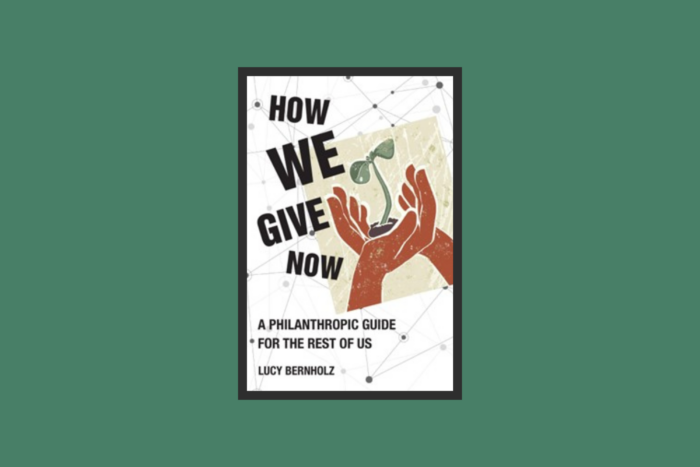 Image is of the book cover for How We Give Now.