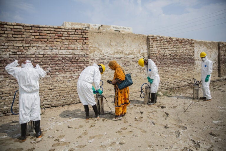 WHO conducts a training to combat malaria in Sohbatpur, Balochistan in March 2023