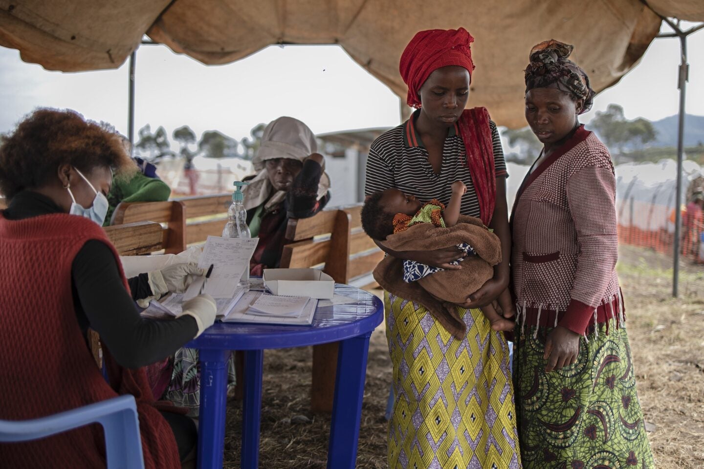 WHO Health Center of the Democratic Republic of Congo helps internally displaced in March 2023 (Photo Courtesy of WHO)