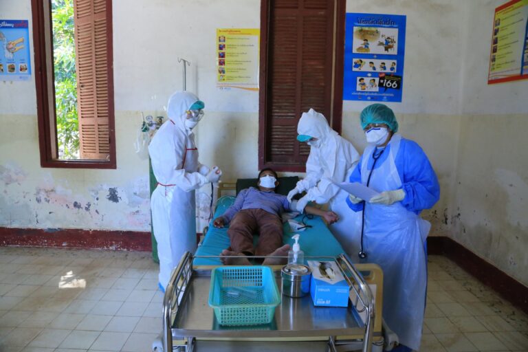 An excercise to improve responses to infectious disease outbreaks, Laos, 2019 (Photo Courtesy of MBDS)