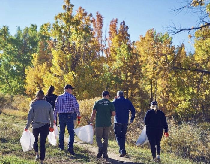 ACC Denver hosted a park clean-up with U.S. Senate candidate Joe O’Dea. (Photo Courtesy of ACC)