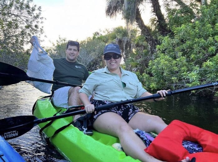 ACC members in Florida clean up a coastal ecosystem (Photo Courtesy of ACC)