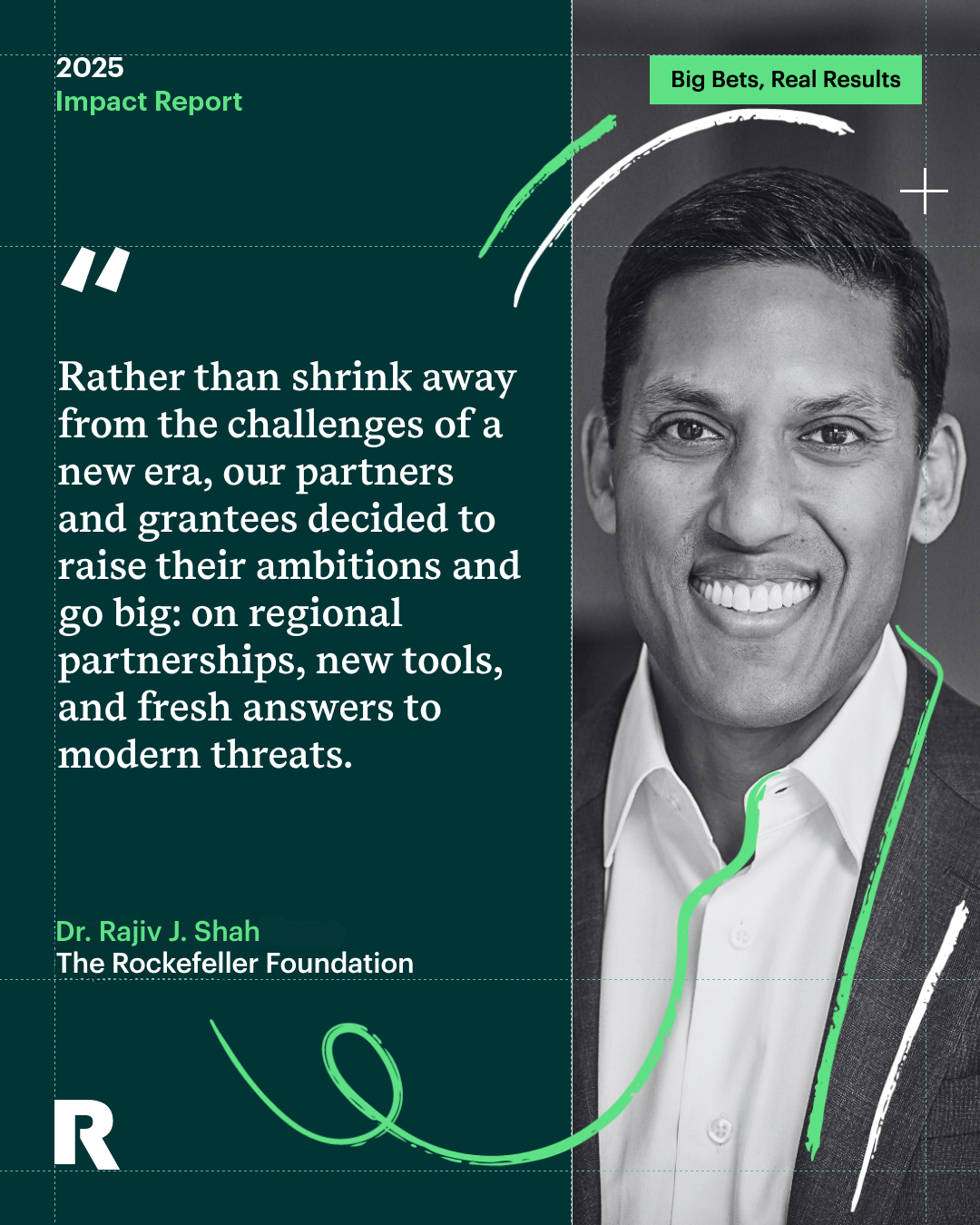 Raj Shah Quote Card | LinkedIn Image