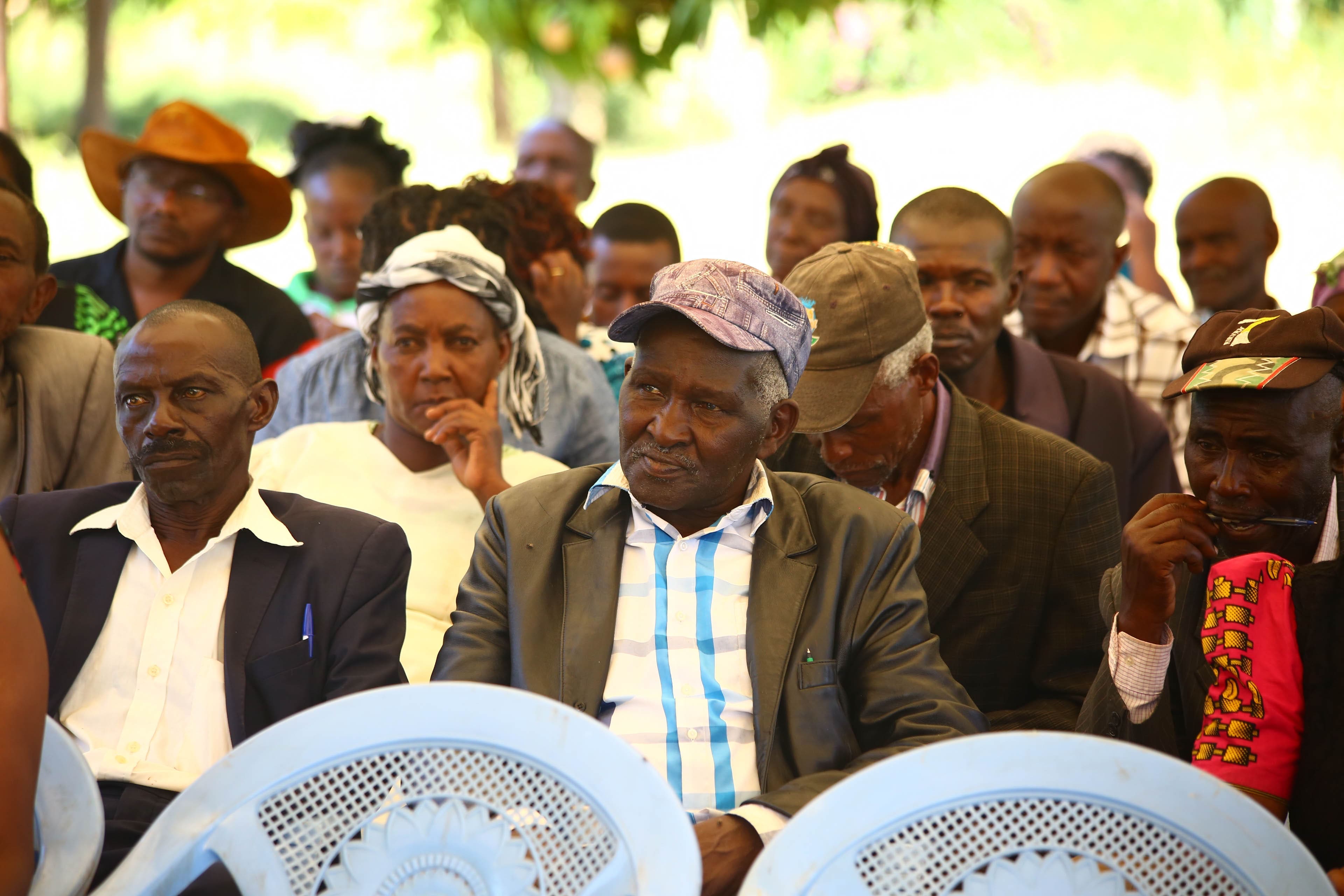 Members of Masii farmers group participating in a group training.