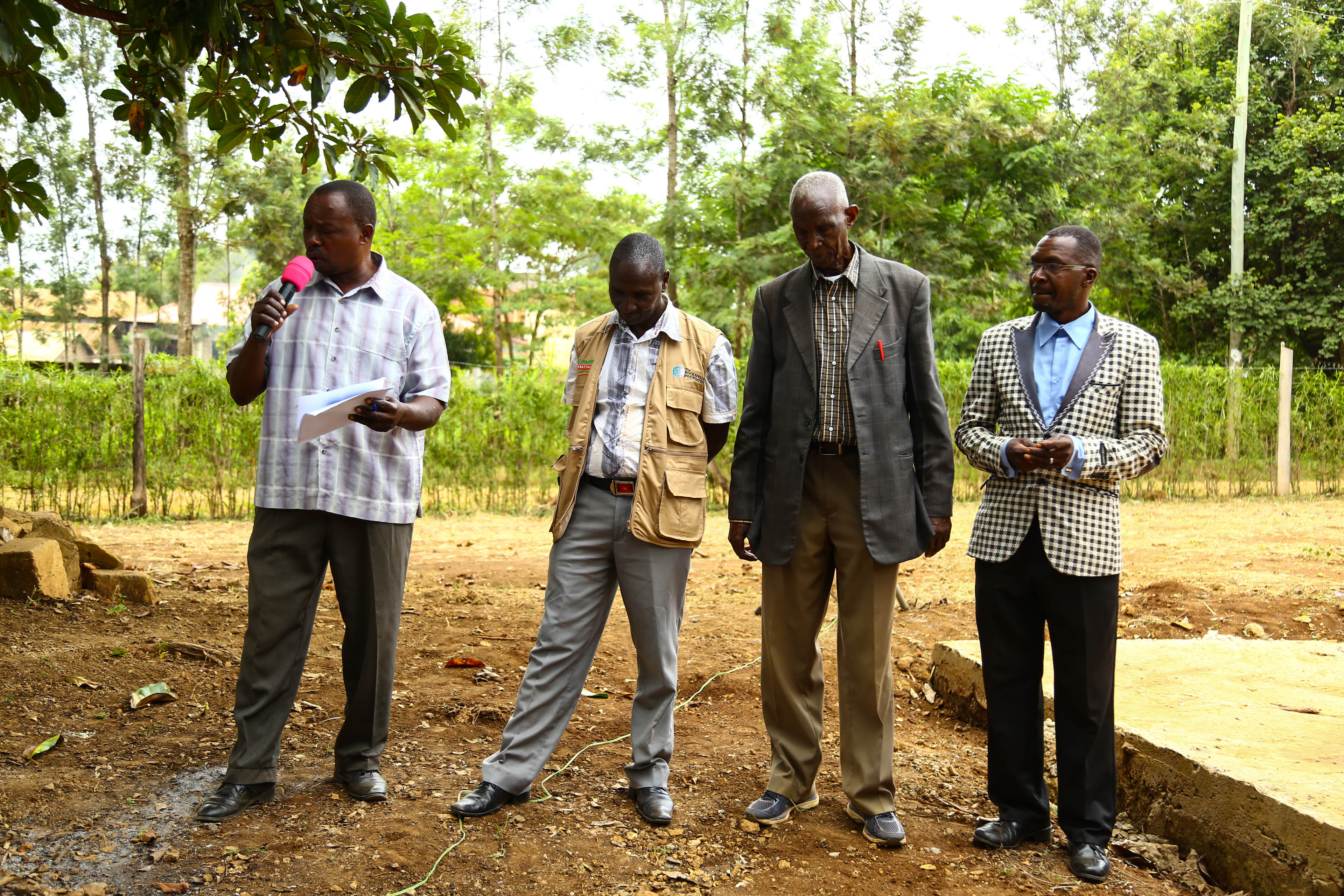 Leaders of the Chaaria Farmers group sharing their vision of their agribusiness enterprise.